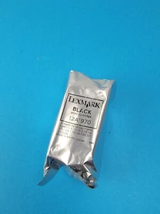 Lexmark 70 Black Ink Cartridge 12A1970 Genuine New OEM Jetprinter - Picture 1 of 3
