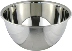 Tsubamesanjo Deep Bowl, Outer Diameter 9.1 Inches (23 Cm), 18-8 Stainless Steel, - Picture 1 of 12