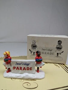 Department 56 Snow Christmas Village Come Join The Parade Original Box Mint Cond - Picture 1 of 11