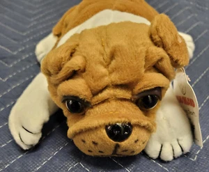 Stuffed Bulldog Plushland Toy Co Plush Stuffed Animal 6" USMC Mascot FREE Ship - Picture 1 of 2