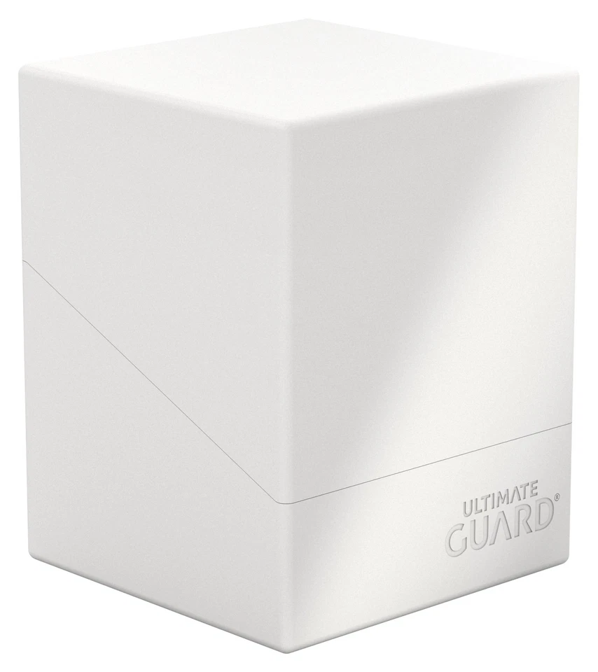 Ultimate Guard: Deck Box Boulder 100+ color liso blanco Foto 1 de 1