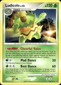 De colección Wotc Pokemon Ludicolo Platinum 34/127 Light Play LP - Imagen 1 de 2
