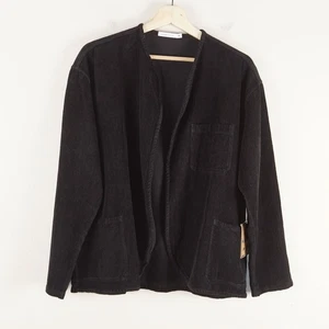 Giacca Curduoy New Industry Of All Nations Nube Nero Ferro 8 Cotone Unisex M - Foto 1 di 9