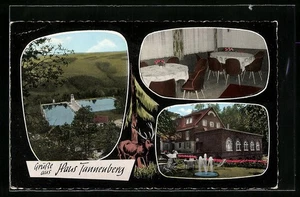 Berghausen über Engelskirchen, Familienhotel Haus Tannenberg, Ansichtskarte  - Picture 1 of 2