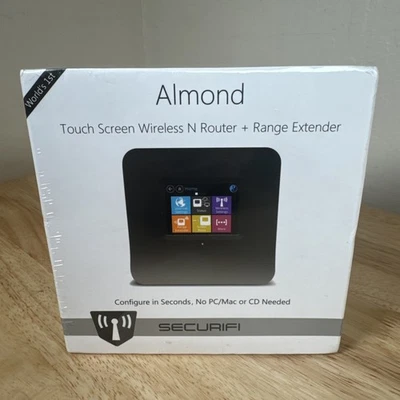NEW Almond Touch Screen Wireless N Router and Range Extender Securifi  (Sealed) - Image 1 of 4