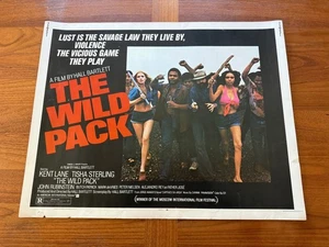 The Wild Pack Orig Movie Poster 1972 Lust is The Savage Law They Live By - Picture 1 of 7