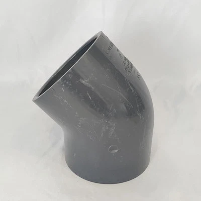 Enchufe de codo deslizante Spears 4" 45° SCH 80 PVCI D2467 SCH 80 Foto 1 de 4