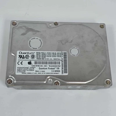 Hard Drive Quantum Fireball TM 1700AT 1.6GB TM16A02H Rev 01-A TM17A012 Rev 01-B - Image 1 of 4