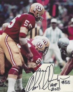 Chris Hanburger Autographed Signed 8x10 Photo - NFL Redskins - HOFer - w/COA - Picture 1 of 1