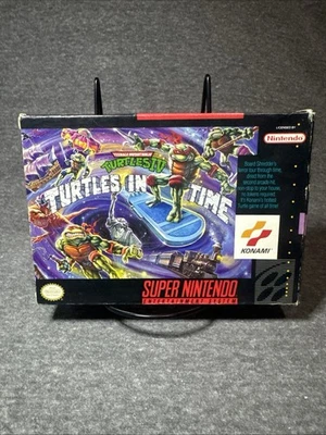 Teenage Mutant Ninja Turtles IV: Turtles in Time Super Nintendo SNES CIB 17 - Image 1 of 4