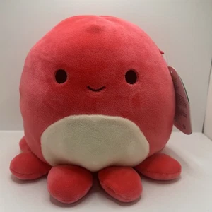 NWT SQUISHMALLOW 8" VERONICA RED OCTOPUS PLUSH NEW - Picture 1 of 6