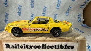 Vintage Zee Toys Zylmex P367 Diecast 1/64 gelb Chevy Camaro Z-28 T-Tops - Bild 1 von 16