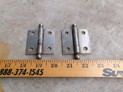Bisagras de gabinete de bala de cañón National de 2" x 2" / puerta pequeña (PAR) Foto 1 de 4