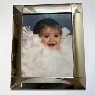  Marco de fotos International Silver Company plateado con vidrio 9,5" X 7,5" nuevo Foto 1 de 4