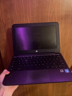 HP Chromebook 11A G8 EE 11.6" (16GB eMMC, AMD A4 Dual-Core, 2.40 GHz, 4GB)... - Image 1 of 2