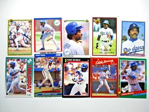 Eddie Murray Baseball Card Lot 10 Baseball Cards - Los Angeles Dodgers - Lot #6 - Picture 1 of 7