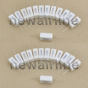 2 PIEZAS 5W 1-12 ohmios Altavoz Crossover Cerámica Cemento Resistencia Alambre Resistencia - Imagen 1 de 9