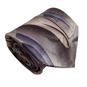 J. Garcia Necktie Silver Abstract Silk Tie Collection 37 Landscape With Eye - Picture 1 of 5