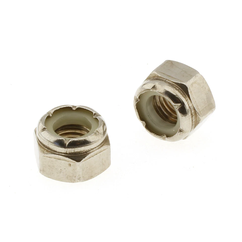 selbstsichernde Mutter | No. 6-32 - 1/2-13 Zoll | Edelstahl | UNC/UNF Stopmutter - Bild 1 von 1