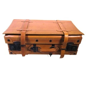 Vintage Giovanni Medium Lederkoffer Reisekoffer Vitrinenstück 19x11x7 Zoll - Bild 1 von 12