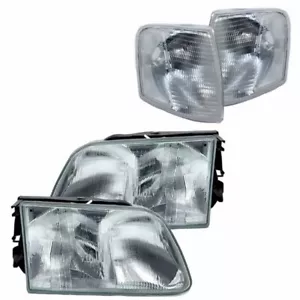 Isuzu Hombre Headlights Left & Right Pair Set Corner Clear for Pickup Truck - Picture 1 of 3