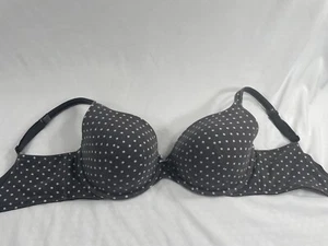 Lane Bryant Cacique 38DD Camiseta Sujetador Con Aros Ligeramente Forrado Lunares - Imagen 1 de 4