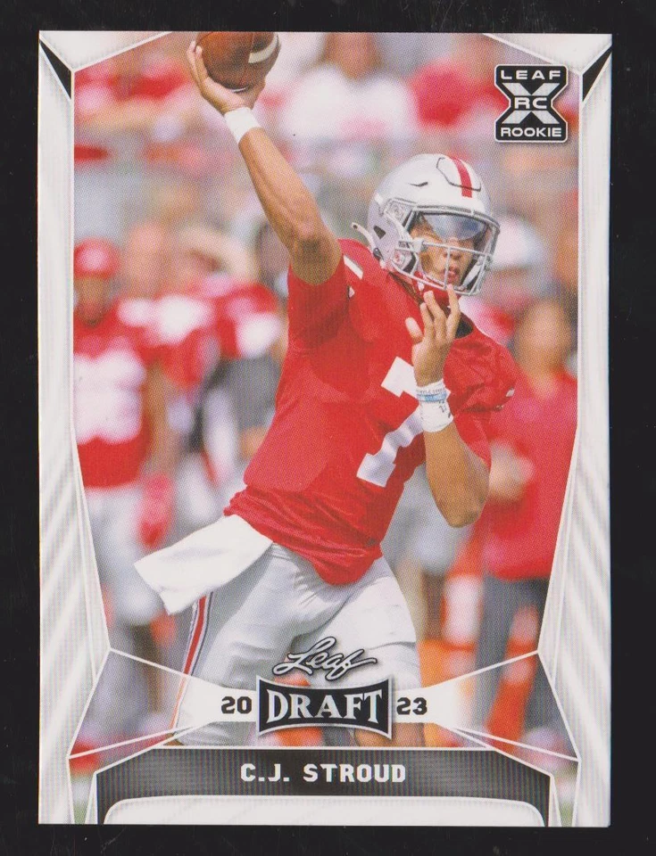 2023 LEAF DRAFT PICK FOOTBALL WHITE BASE - YOU PICK #1 - #100 * FREE SHIP * - Image 1 of 1
