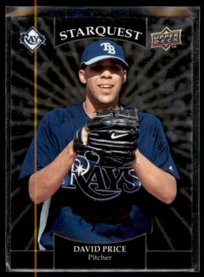 2009 Upper Deck StarQuest Blue Uncommon David Price  #SQ-37 Tampa Bay Rays - Image 1 of 2