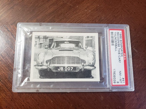 1966 SOMPORTEX JAMES BOND THUNDERBALL RECOGNISE THIS CAR ? #24 PSA 8 NM - MT