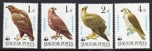 Birds - Hungary x 4 values fine fresh MNH - Picture 1 of 1
