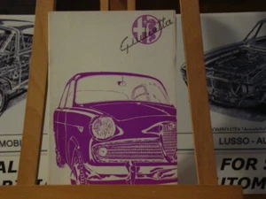 1961 Alfa Romeo Giulietta Sedan Manual. - Picture 1 of 1