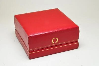 Omega Vintage Red Inner Wristwatch Box 1960 / 1970's 4922 Swiss 5501 - Image 1 of 4