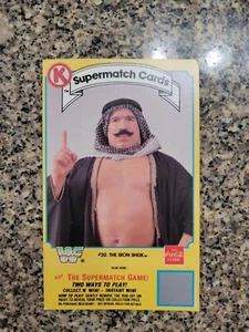 1987 The Iron Sheik Circle K Supermatch WWF Wrestling Card *UNSCRATCHED*  - Picture 1 of 2
