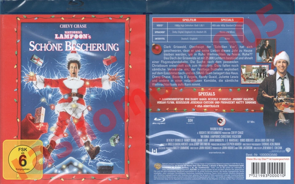 Blu-ray NATIONAL LAMPOON'S CHRISTMAS VACATION (1989) Chevy Chase Region B/2 NEW - Image 1 of 1