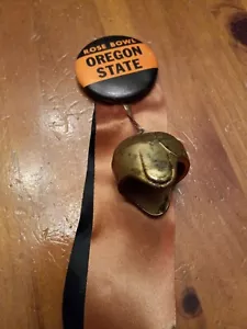 Rare 1965 Oregon State College Football Rose Bowl Button Badge Pinback. GR/01 - Picture 1 of 4