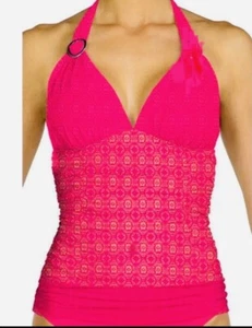 Swim Systems by Sunsets Removable Pad Tankini top size S - Picture 1 of 5
