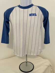 Vintage Block Nike Baseball Style T-shirt Orange Label Youth Large - Picture 1 of 5