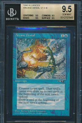 Alliances Arcane Denial BGS 9.5 Graded Magic MTG (7843) - Image 1 of 3