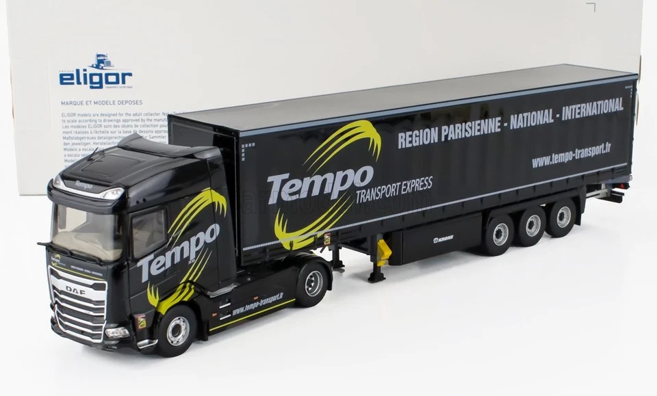 1/43 ELIGOR - DAF - XG+ TRUCK TELONATO TEMPO 2023 118373 - Immagine 1 di 1