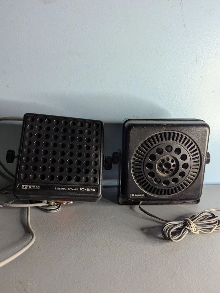 Alto-falantes de rádio CB ICOM SP-5 completos e Hokutone - Testado  - Imagem 1 de 4