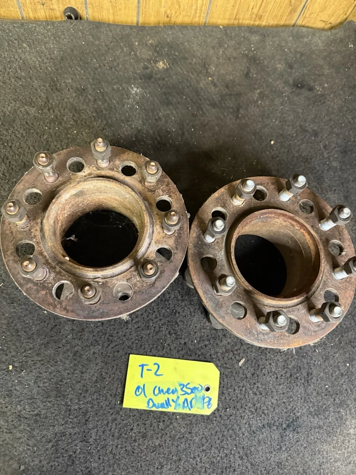 Chevy GMC 3500 2001-2010 adaptadores dobles extensiones de cubo espaciadores par DRW delantero Foto 1 de 4