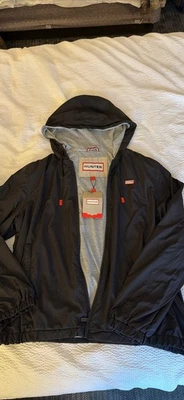 NUEVO Hunter Hombre Baltico JERSEY Chaqueta Forrada Talla XL $199 NUEVO CON ETIQUETAS NEGRO ENVÍO GRATUITO Foto 1 de 3