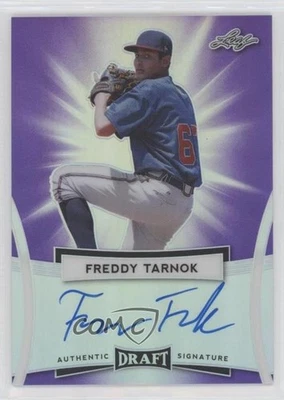 2017 Leaf Metal Draft Purple /15 Freddy Tarnok #BA-FT2 Auto - Image 1 of 2