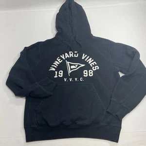 Sudadera con capucha Vineyard Vines Since 1998 para hombre pequeña con capucha azul - Imagen 1 de 7