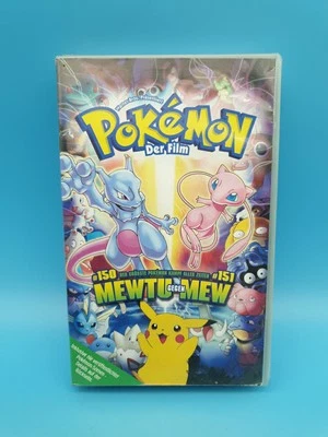 Pokemon der Film Mewtu gegen Mew VHS Videokassette - Bild 1 von 4
