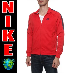 Nike Men's Tribute Full Zip Track Jacket Size 2XL 839616 Red/Navy Blue - Picture 1 of 3