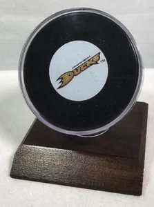 Anaheim Ducks Puck w/ Display Stand USED - Picture 1 of 7