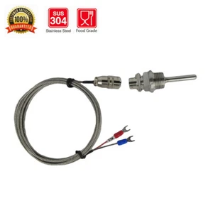 Detachable Temperature Sensors K Type Thermocouple with 1/2”NPT & Connector - Picture 1 of 6