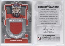 2012-13 ITG Between the Pipes Game-Used Jersey Silver /140 Manny Legace #M-39