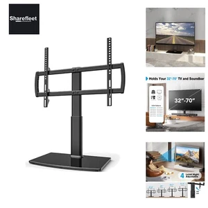 Soporte de TV Soporte Universal Altura Ajustable Soporte para TV de 32-70 Pulgadas Fe... - Imagen 1 de 10